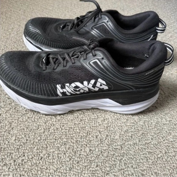 Hoka Other - Hoka Black and White Athletic Sneakers